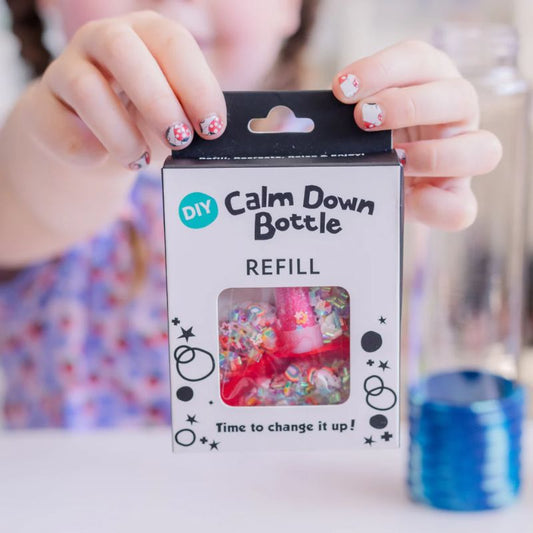 DIY Calm Down Bottle Refill | Rainbow