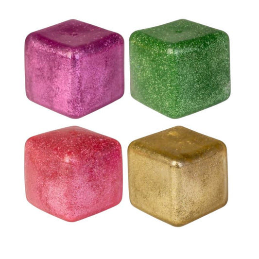 Smooshos Jelly Glitter Cube