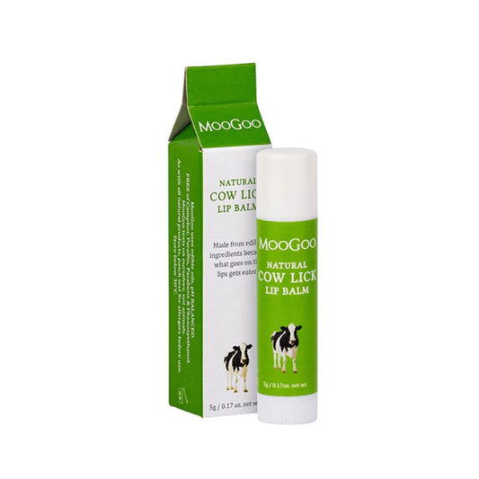 Natural Cow Lick Lip Balm 5gm | MooGoo | The Sensory Hive