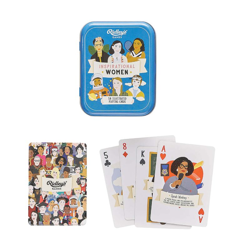 Inspirational Women Playing Cards | Ridleys Games | The Sensory Hive