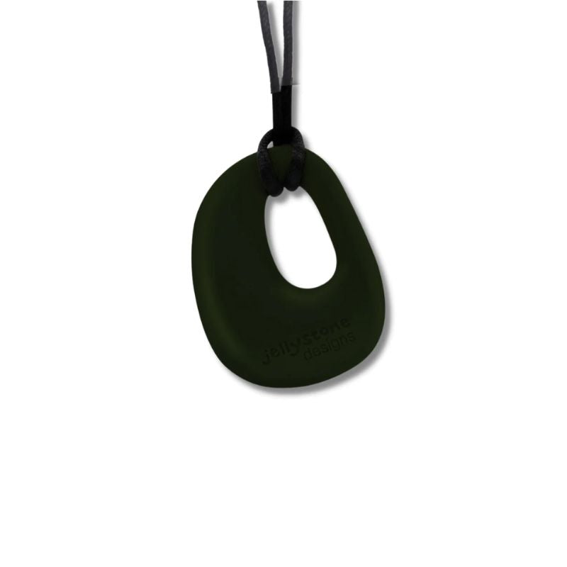 Smokey Black Organic Pendant | Jellystone Designs | The Sensory Hive