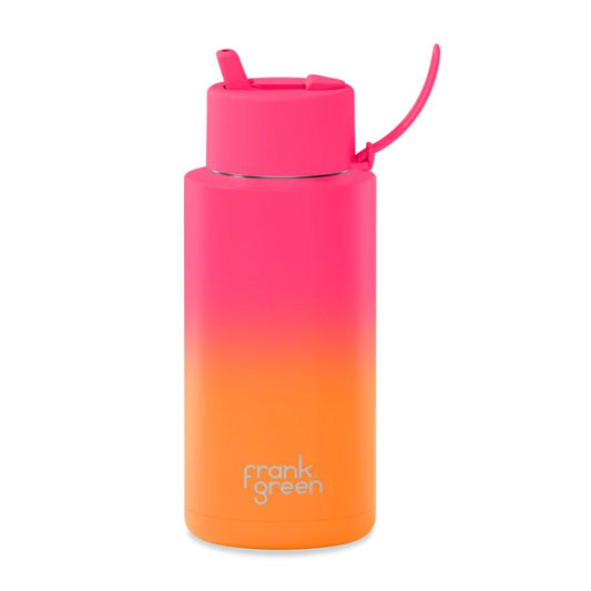 Frank Green Reusable Drink Bottle 1L | Summer SunSet