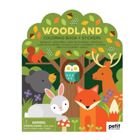 Woodland Colouring & Sticker Book