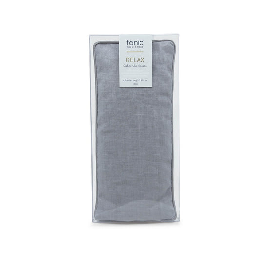 Relax Grey Weighted Eye Pillow | Tonic Australia | The Sensory Hive